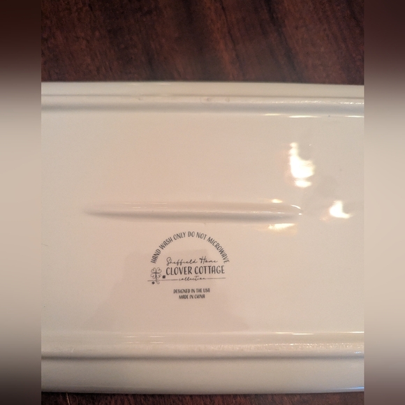 Green and White Gnome Platter - Picture 7 of 8